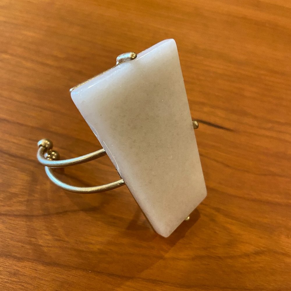 Gold & Stone Cuff Bracelet